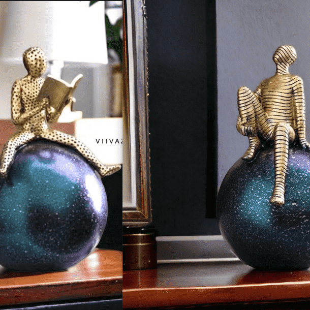 Patterned Man Figurine